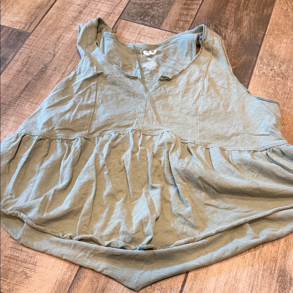 SO Women's Olive Tank Top